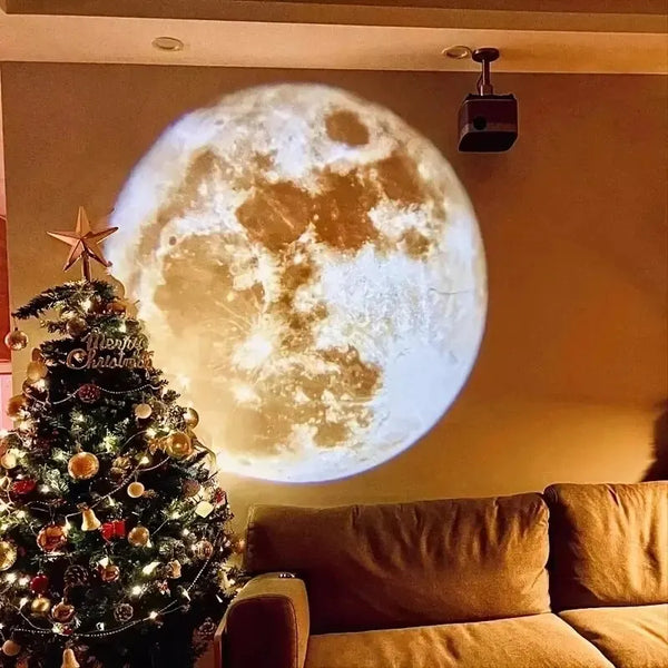 Moonlit Galaxy Projector Lamp